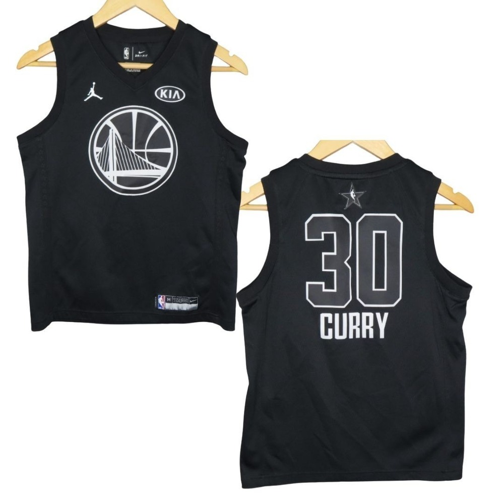 Nike Jersey Youth Medium Steph Curry #30 NBA All Star 2018 Golden State Warriors
